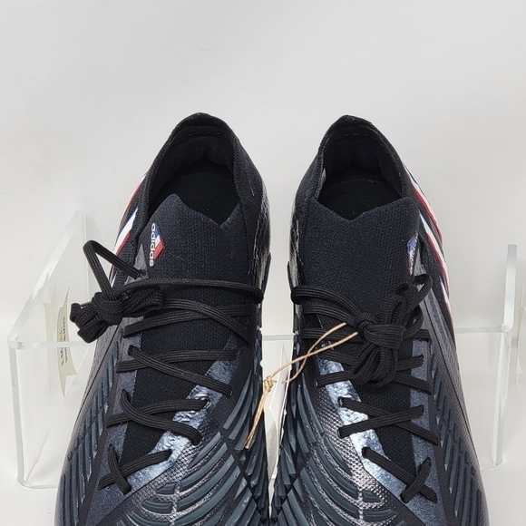 Adidas Predator Edge.1 LF Men\'s Size 4.5 Black White Soccer Cleats GV7391 New main image 10